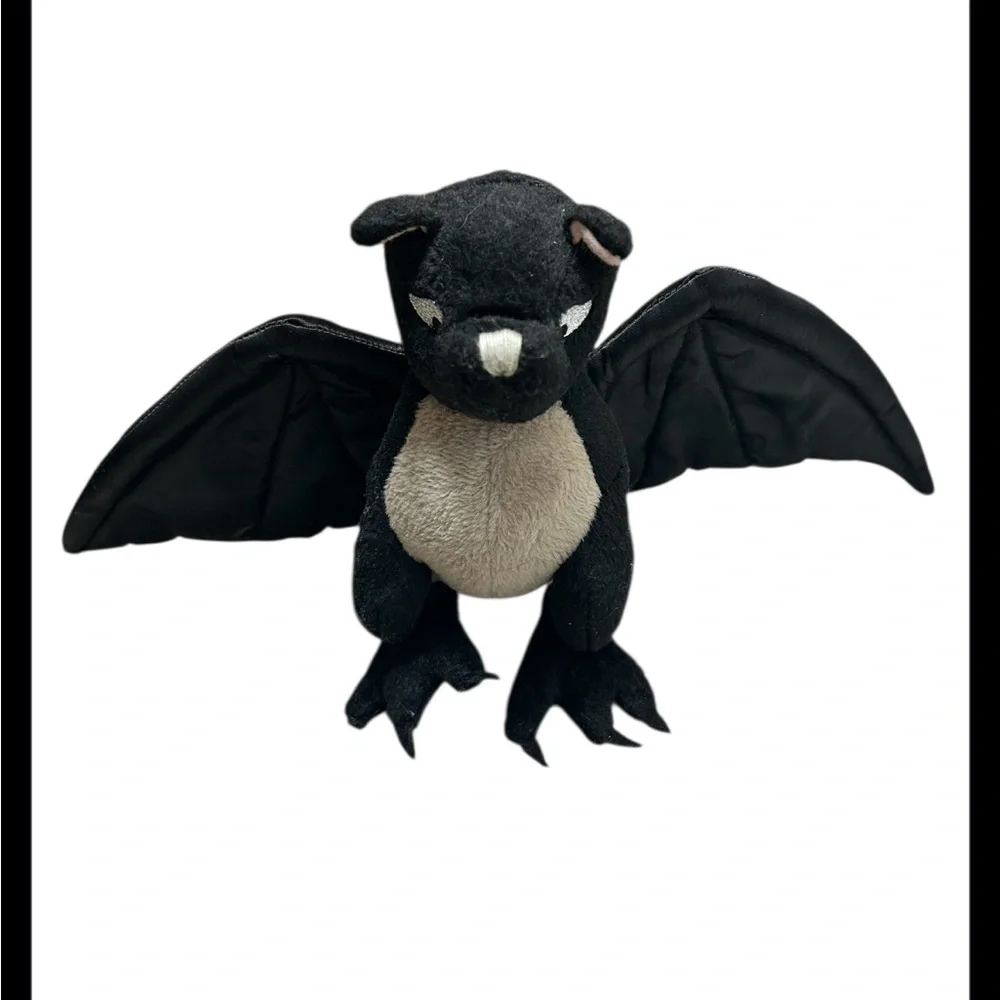 Black IKEA KRYP Bat Spooky Halloween Plush/Toy/Decor